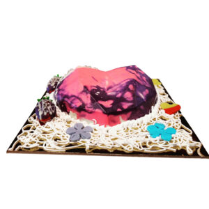 Heart Shape Pinata Cake