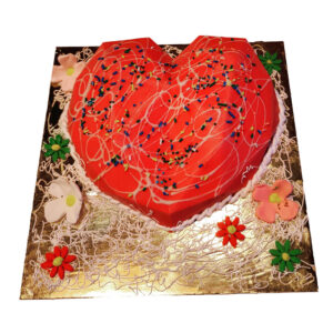 Heart Shape Pinata Cake