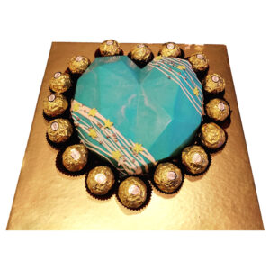 Heart Shape Pinata Cake