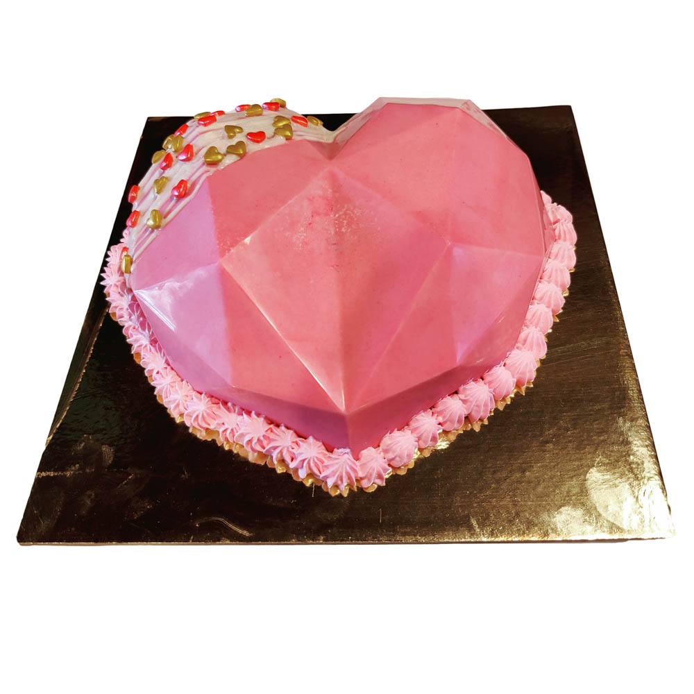 Heart Shape Pinata Cake