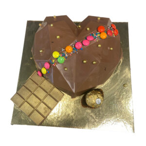 Heart Shape Pinata Cake