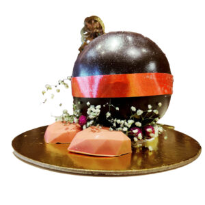 Chocolate Ball Pinata Cake