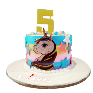 Unicorn Theme Cake