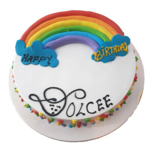 Rainbow Theme Cake